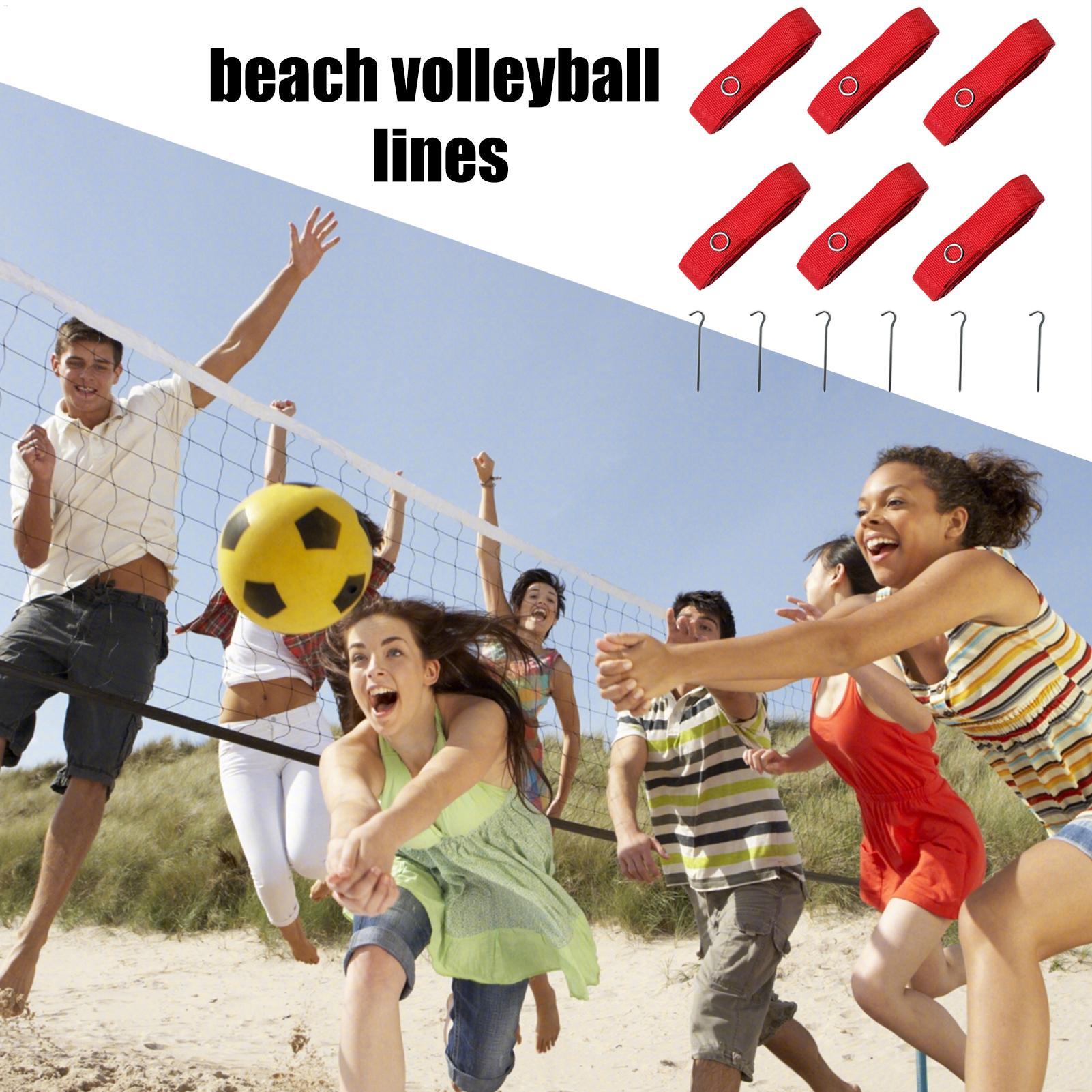 Sports Equipment For Volleyball - 6x Cordas de Marcação para Vôlei