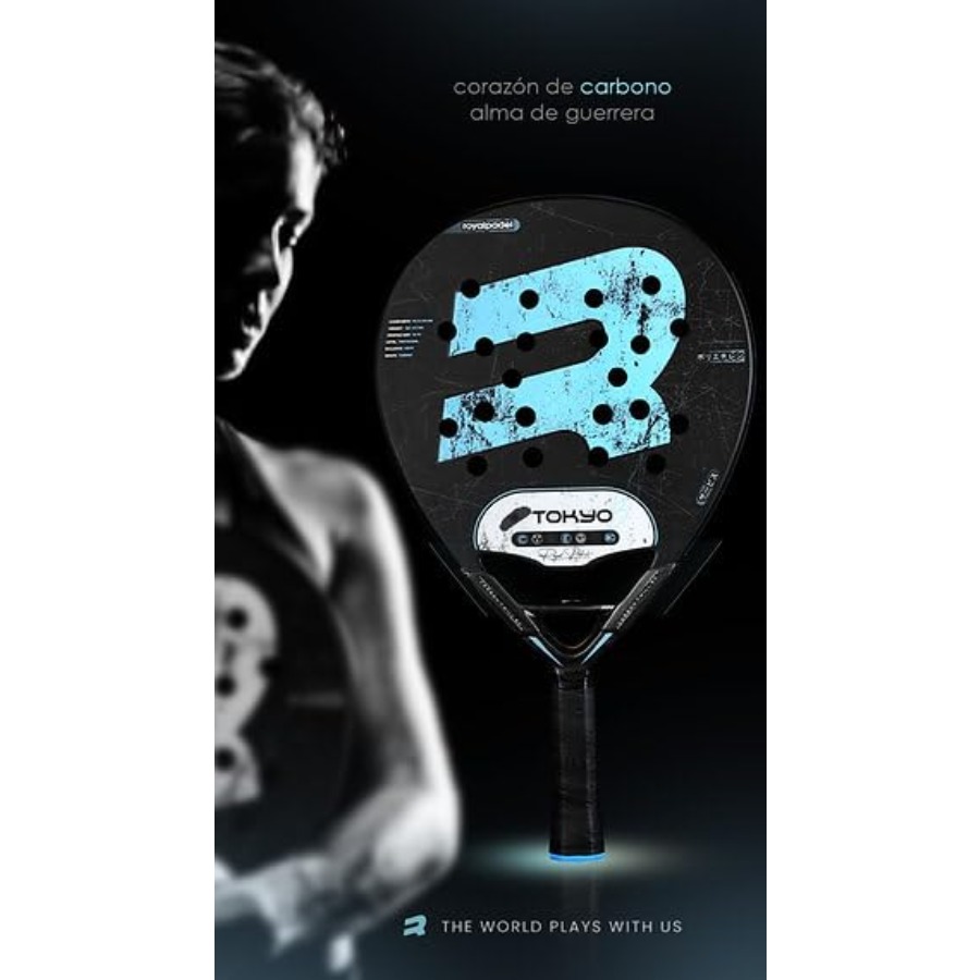 Raquete de Padel Tokyo com Fac - Padel Racket Carbon avaliação e preço