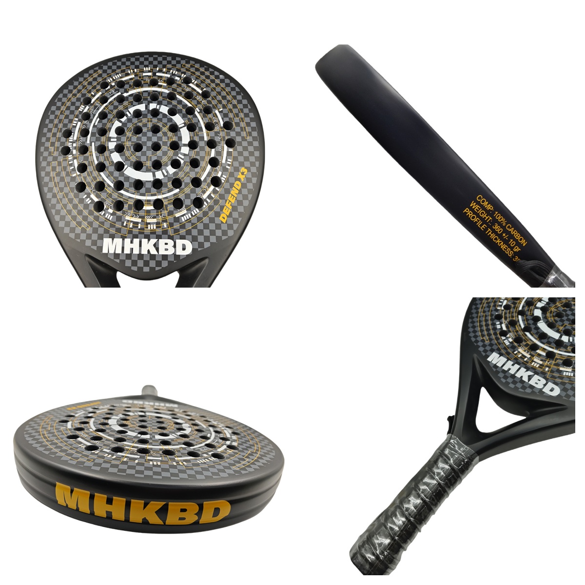 Raquete de Padel em Fibra de C - Padel Racket Carbon avaliação e preço