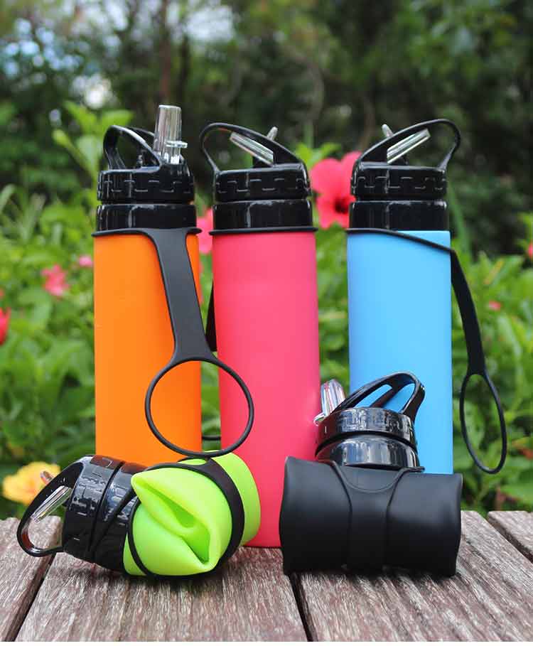 600ml viagem camping silicone  - Sports Equipment In School avaliação e preço